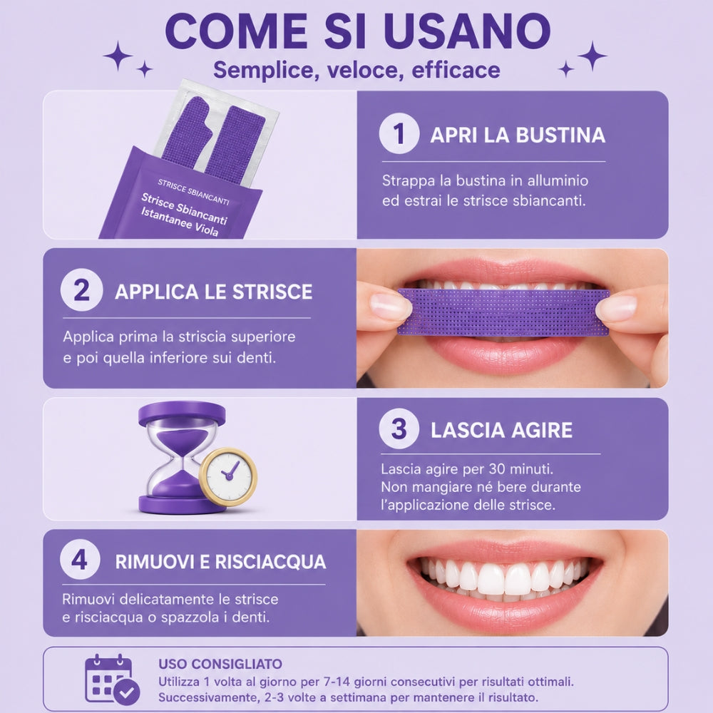 Strisce Sbiancanti Denti™️ - Effetto Whitening Rapido